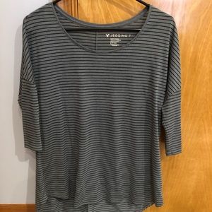 American Eagle Jegging Striped Shirt